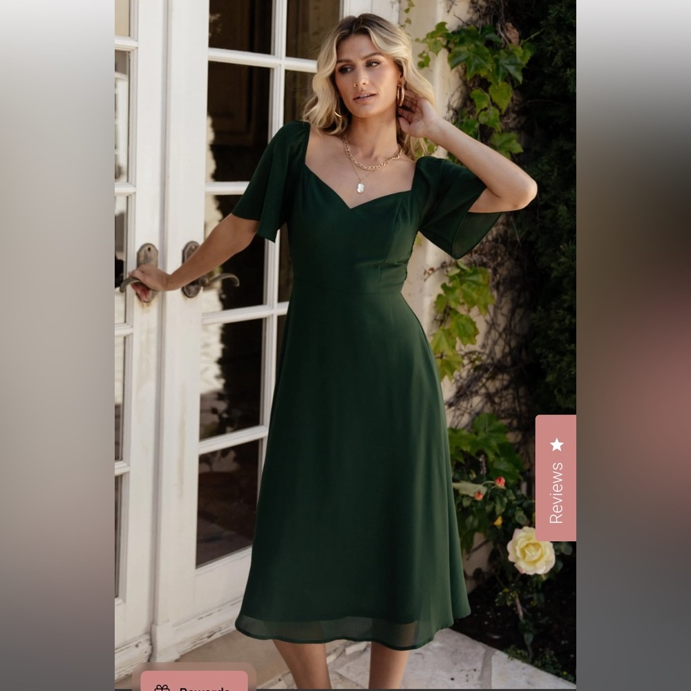 Colette Sweetheart Midi Dress size large